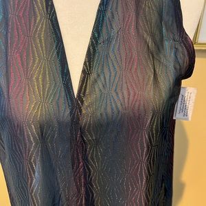 LuLaRoe 🌈Joy new size S rainbow shimmer lovely!